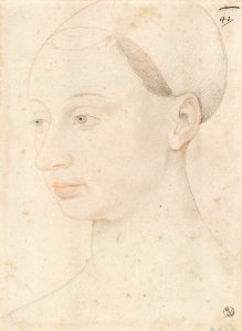 Agnès Sorel - portrait anonyme d'après Jean Fouquet