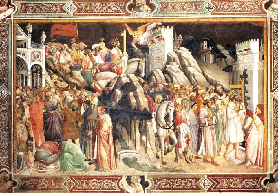 Agnolo gaddi, storie della vera croce 03