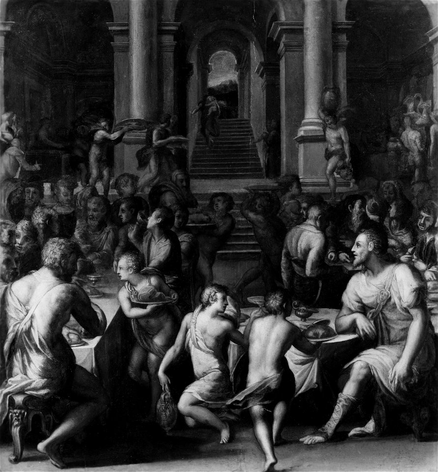 Agnolo Bronzino - The Feast Given by Joseph for His Brothers - Walters 371063