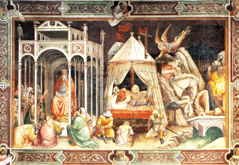 Agnolo gaddi, storie della vera croce 04