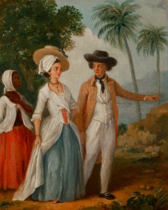 Agostino Brunias - Planter and his Wife, with a Servant - Google Art Project