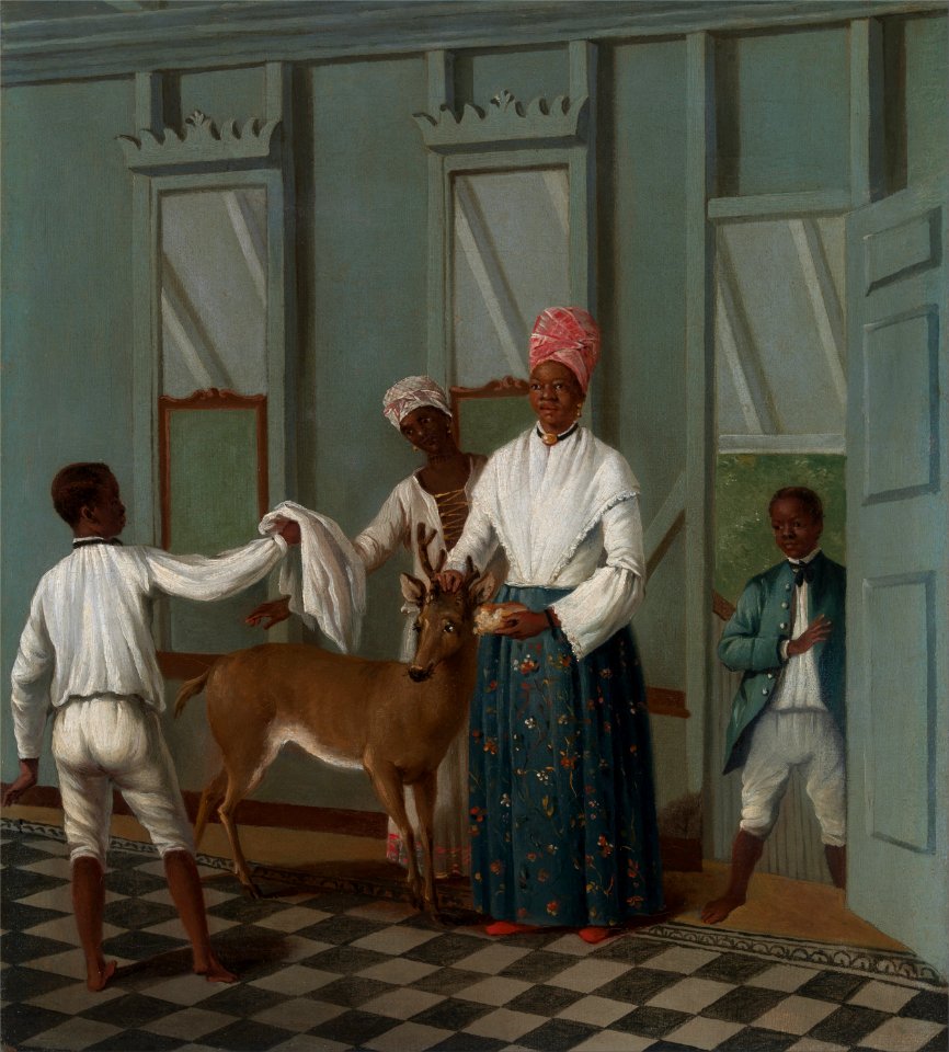 Agostino Brunias - Servants Washing a Deer - Google Art Project