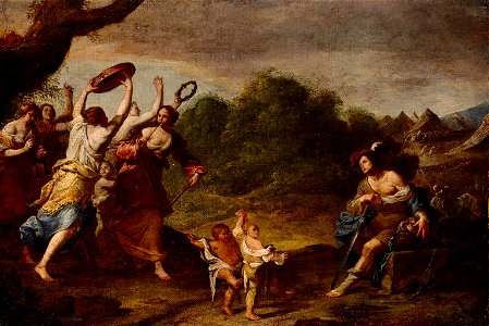 Agostino Beltrano - Triumph Davids (nach dem Sieg über Goliath) - GG 1593 - Kunsthistorisches Museum