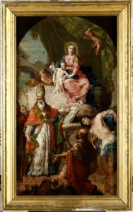 Agostino Ugolini - Virgin and Child with Saints - y1935-44 - Princeton University Art Museum