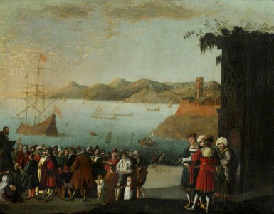 Agostino Tassi (c.1579-1644) (style of) - Port Scene - 926846 - National Trust