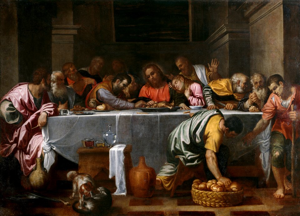 Agostino Carracci, Ultima Cena, Prado