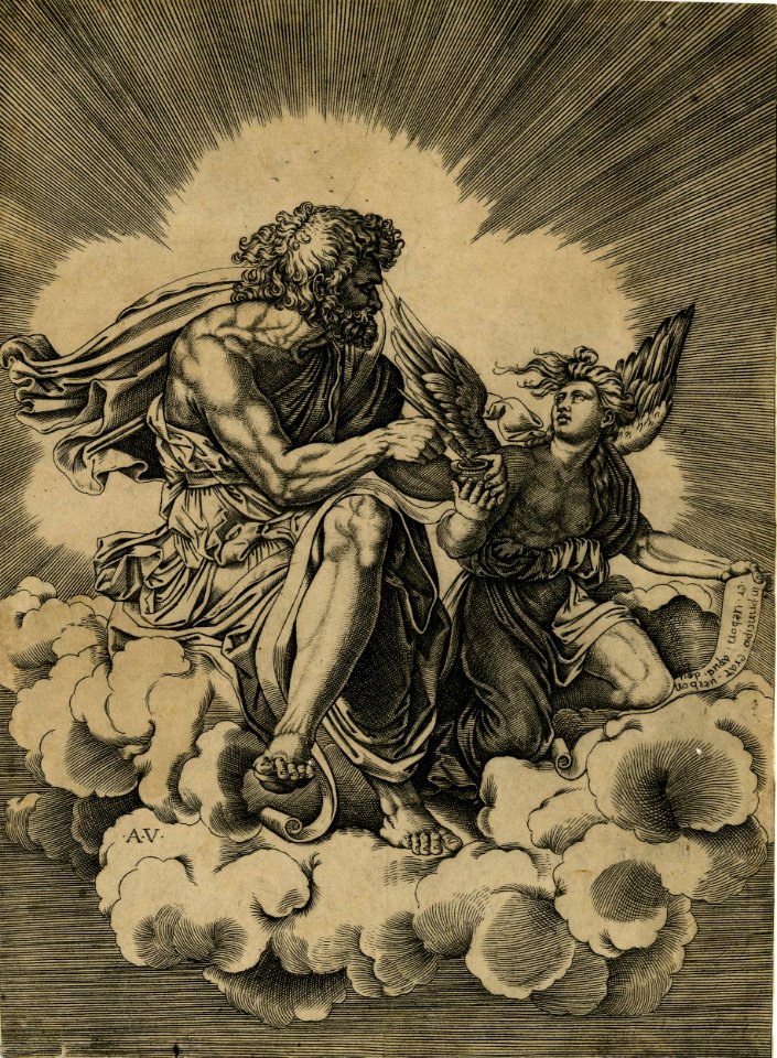 Agostino Veneziano - After - Evangelists, H,7.7