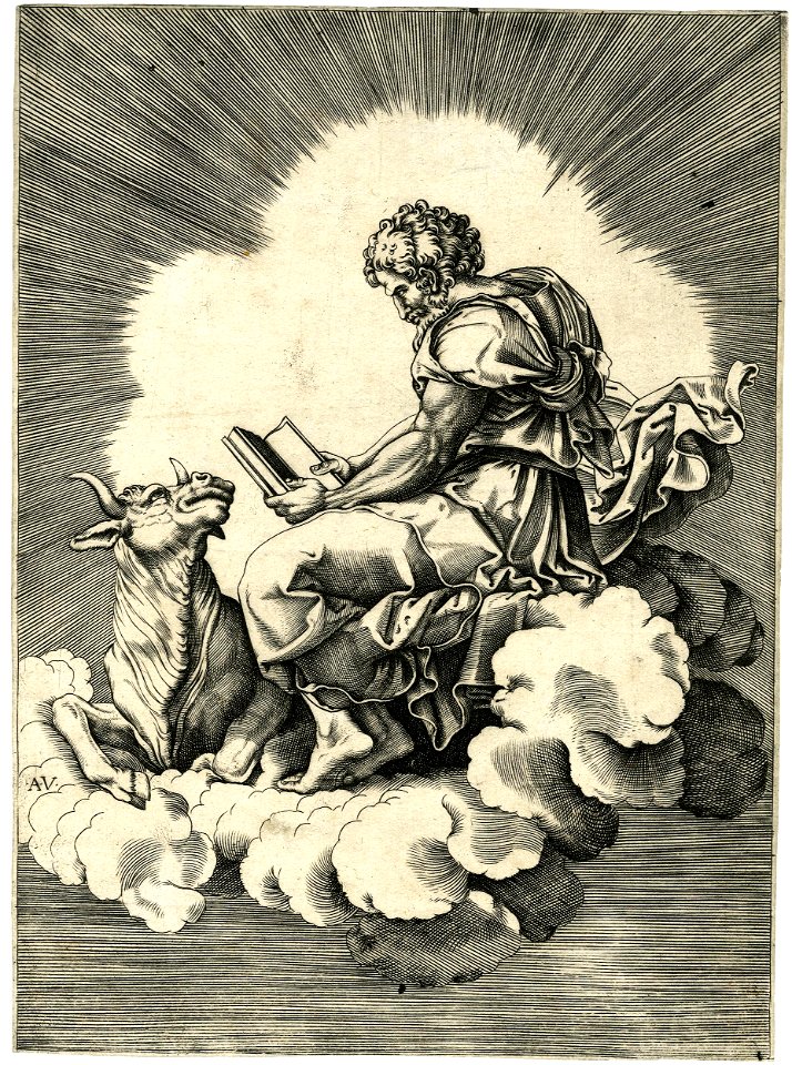 Agostino Veneziano - After - Evangelists, 1873,0809.733