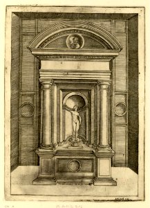 Agostino Veneziano - Altar des Jupiter im ältesten Tempel des Kapitols, DG201737402