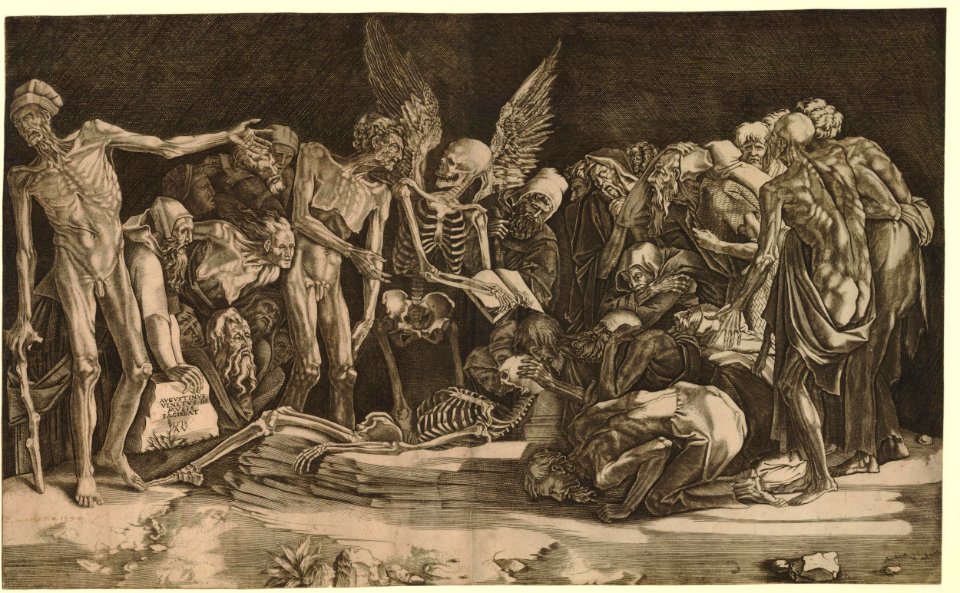 Agostino Veneziano - 'Les squelettes', 'The Skeletons', 1857,0520.18