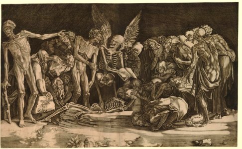 Agostino Veneziano - 'Les squelettes', 'The Skeletons', 1857,0520.18