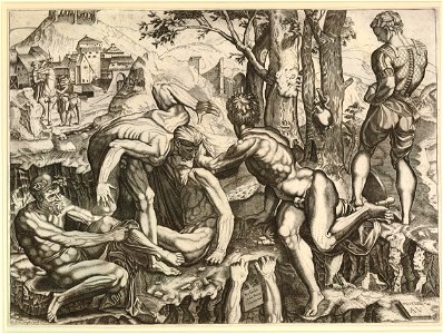 Agostino Veneziano - After - Les grimpeurs, 1863,0725.1743