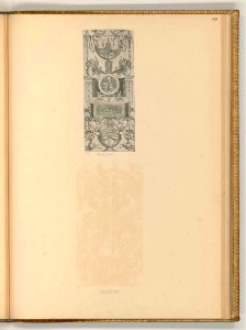 Agostino Veneziano - Ornament aus Ranken, Engel und Fabelwesen, ItI23109