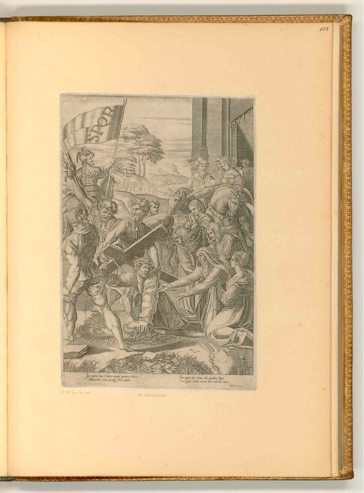 Agostino Veneziano - Die Kreuztragung Christi, ItI23122