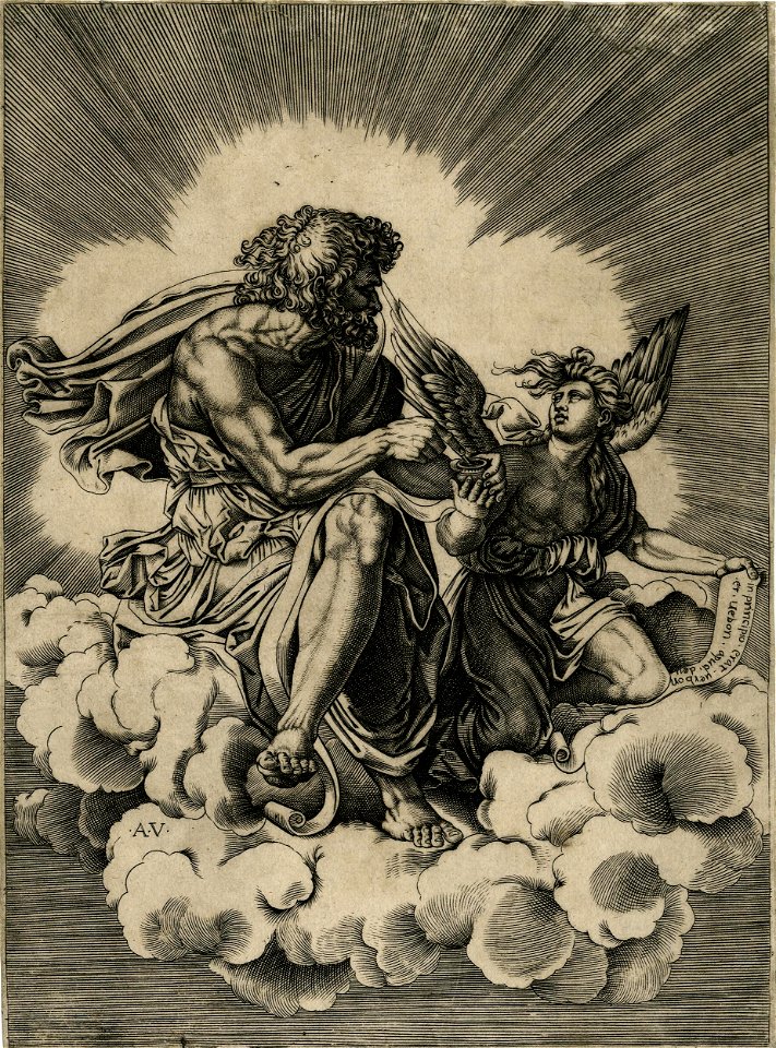 Agostino Veneziano - After - Evangelists, 1873,0809.731