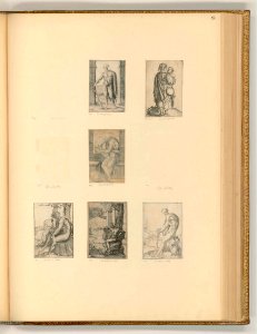 Agostino Veneziano - Diverse antike Figuren, ItI2369