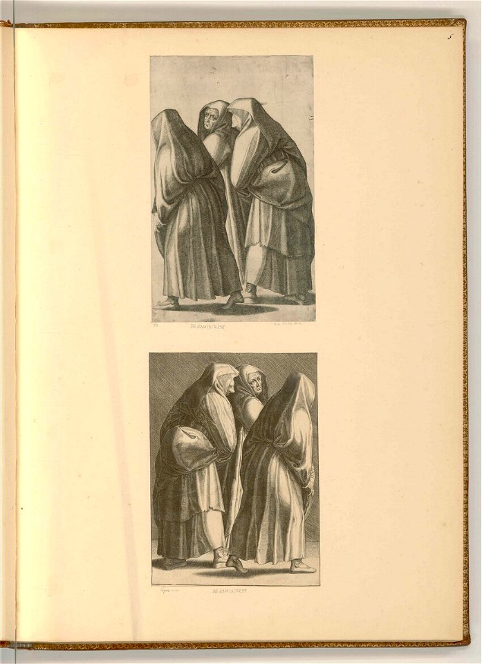 Agostino Veneziano - Drei heilige Frauen, ItI235