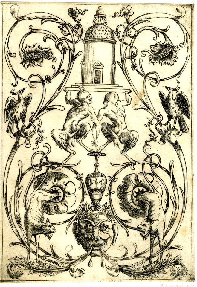 Agostino Veneziano - Set of twenty ornament panels, 1869,0410.217