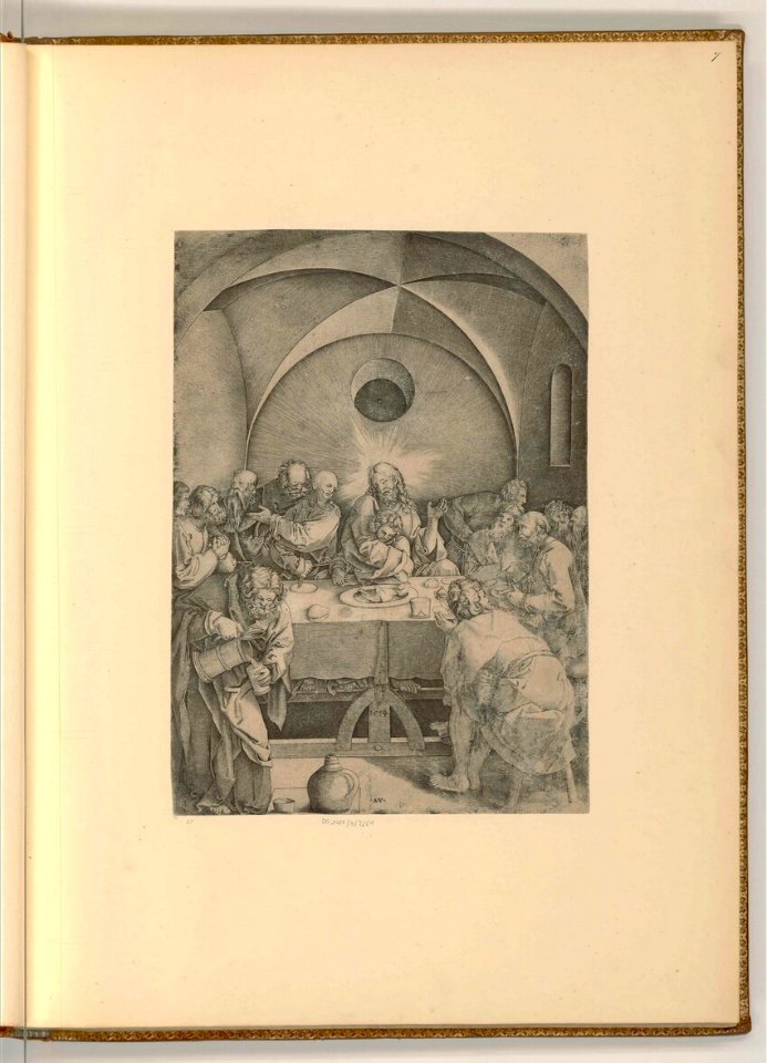 Agostino Veneziano - Das Abendmahl, ItI237
