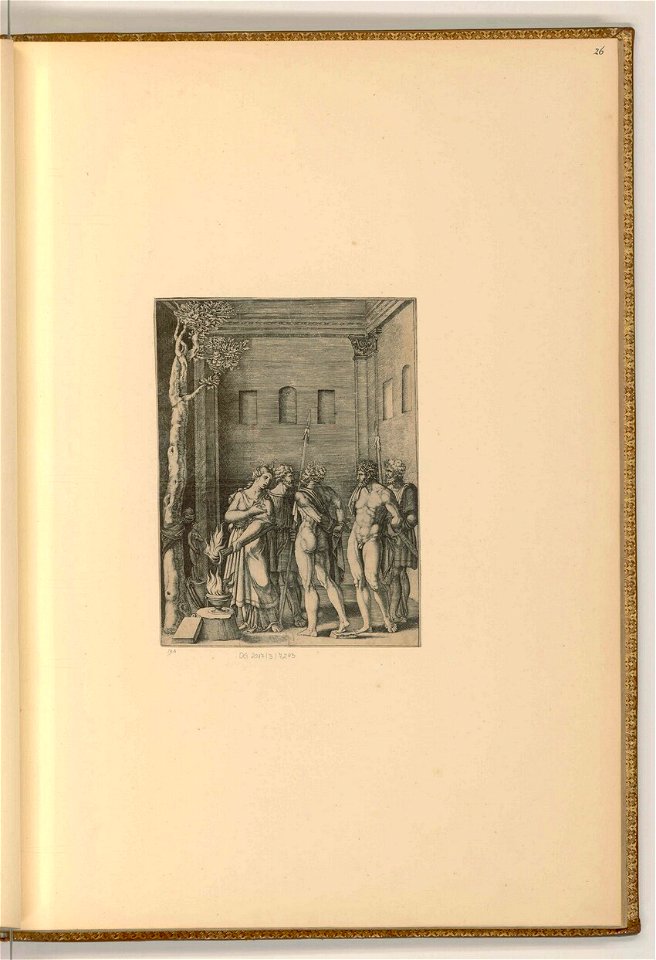 Agostino Veneziano - Iphigenie, ItI2326