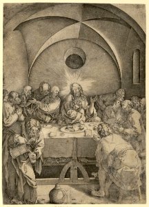 Agostino Veneziano - Letztes Abendmahl, DG201737261