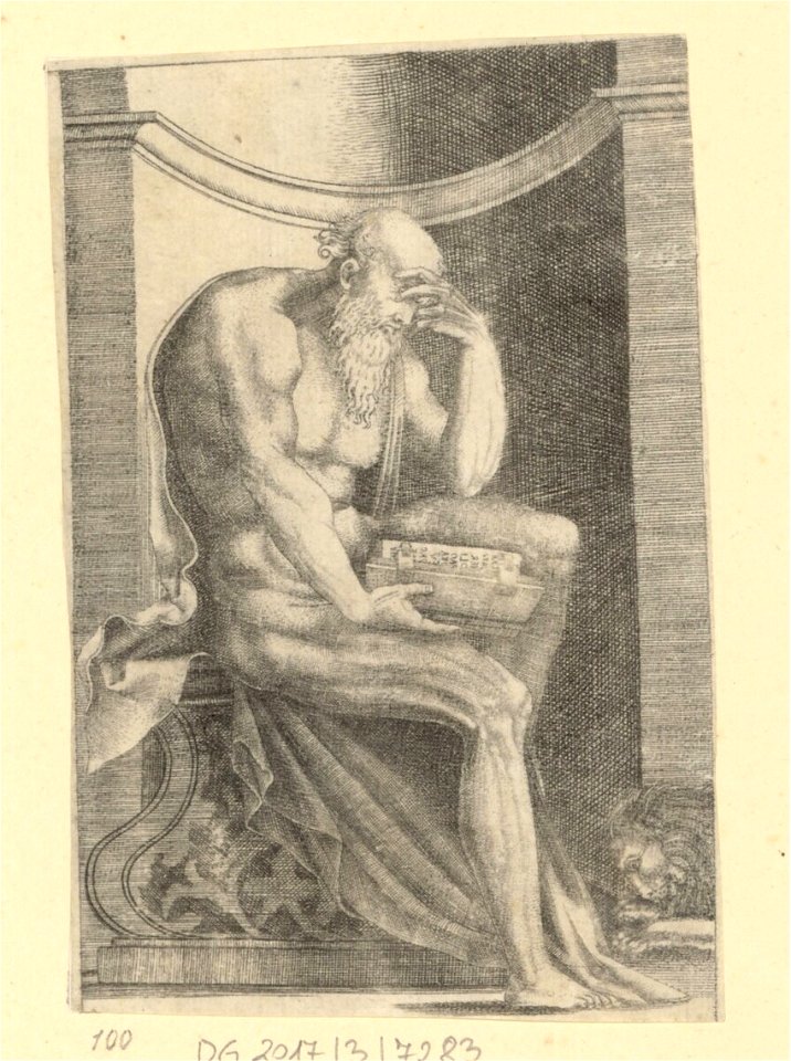 Agostino Veneziano - Heiliger Hieronymus, DG201737283