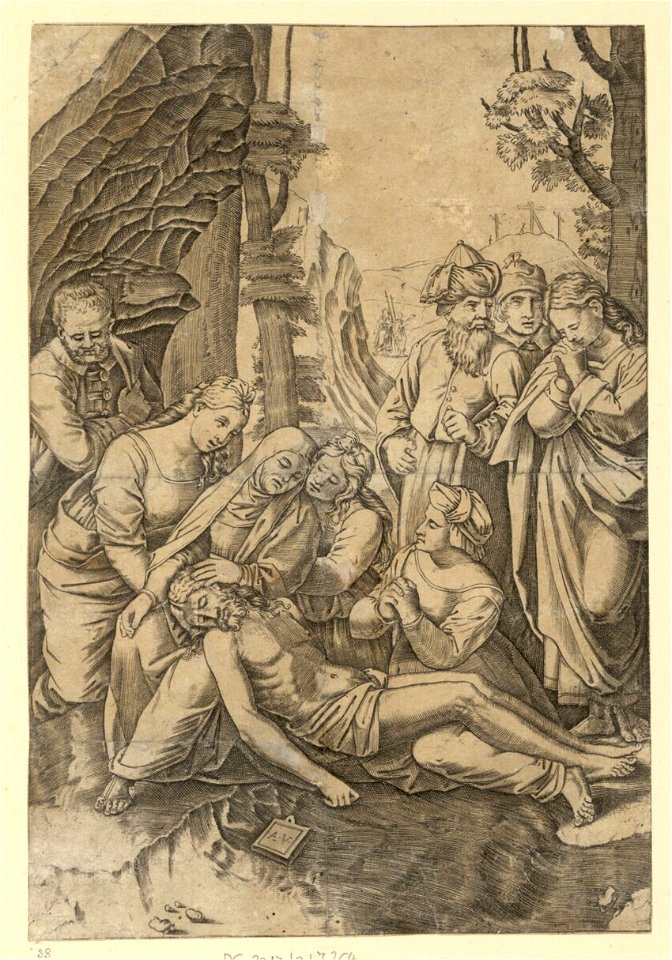 Agostino Veneziano - Lamentatio, DG201737264