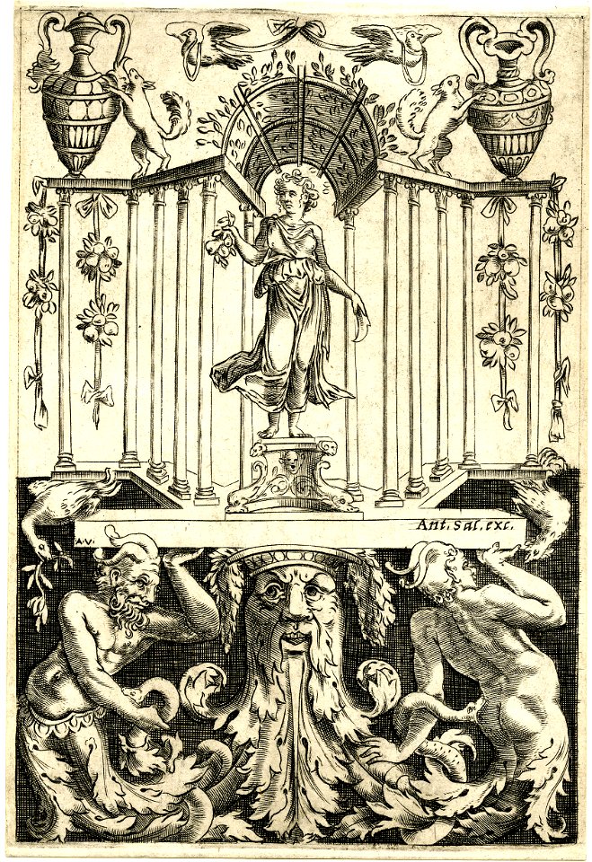 Agostino Veneziano - Set of twenty ornament panels, 1873,0809.775