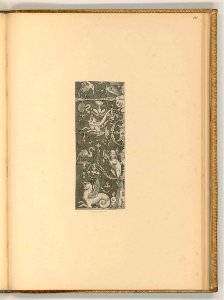 Agostino Veneziano - Ornament mit Ranken und Fabelwesen, ItI23111