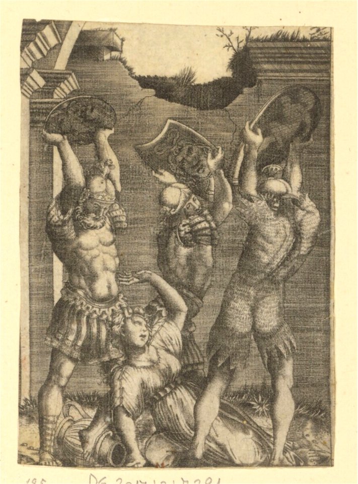 Agostino Veneziano - Tarpeia und Sabiner, DG201737291