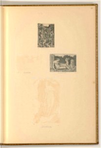Agostino Veneziano - Tarpeia; Venus und Amor, ItI2325