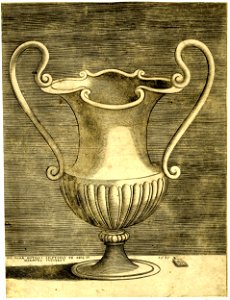 Agostino Veneziano - Twelve antique vases in bronze and marble, 1873,0111.66