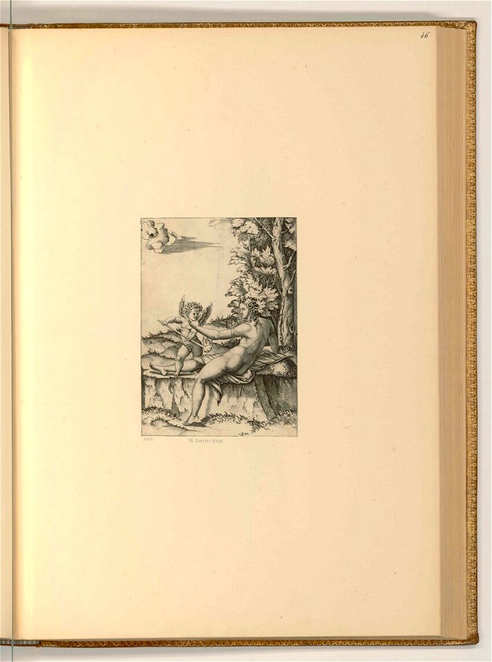 Agostino Veneziano - Venus und Amor, ItI2346