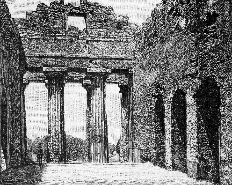 Agrigento – Tempio della Concordia (interno)