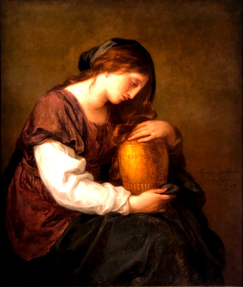 Agrippina trauert über der Urne des Germanicus, Angelika Kauffmann (1793), Kunstpalast Düsseldorf