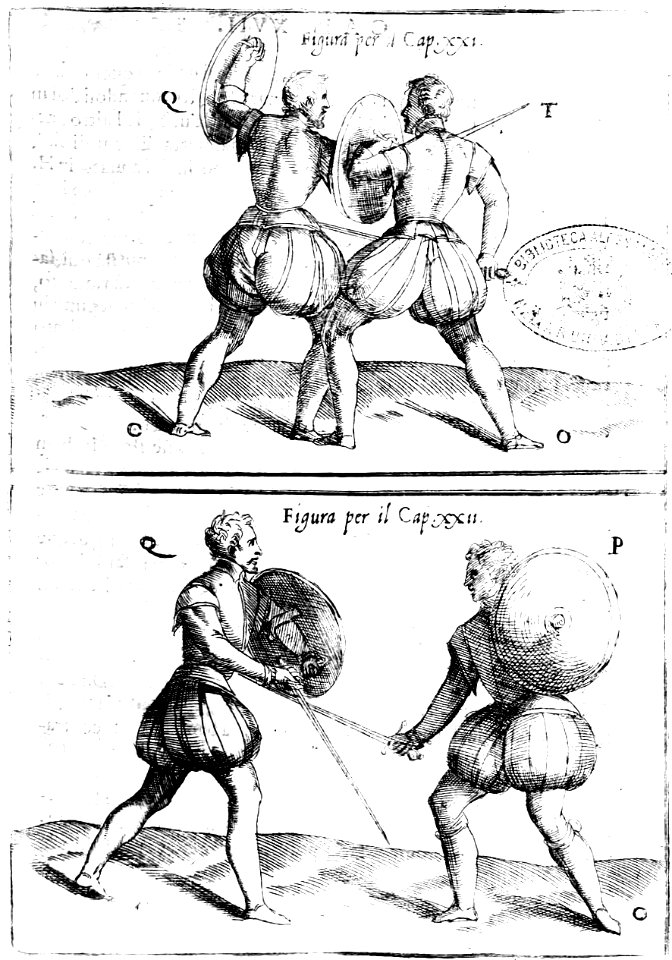 Agrippa - Di M. Camillo Agrippa Trattato di scienza d'arme, 1568 (page 90 crop)