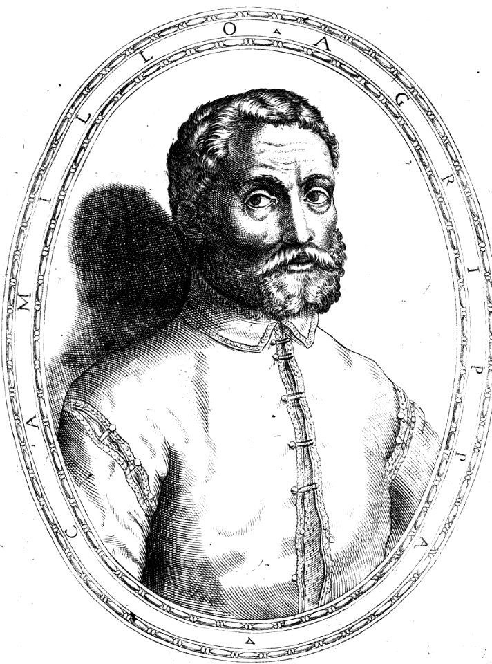 Agrippa - Nuove inventioni di Camillo Agrippa Milanese sopra il modo di navigare, 1595 (page 7 crop)
