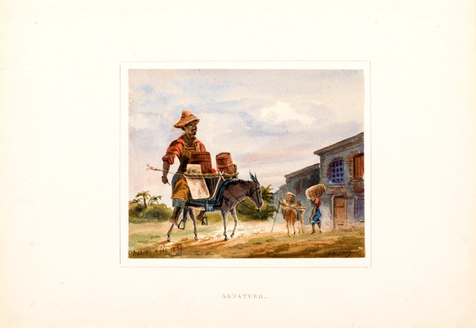 Aguatero, da Coleção Brasiliana Iconográfica