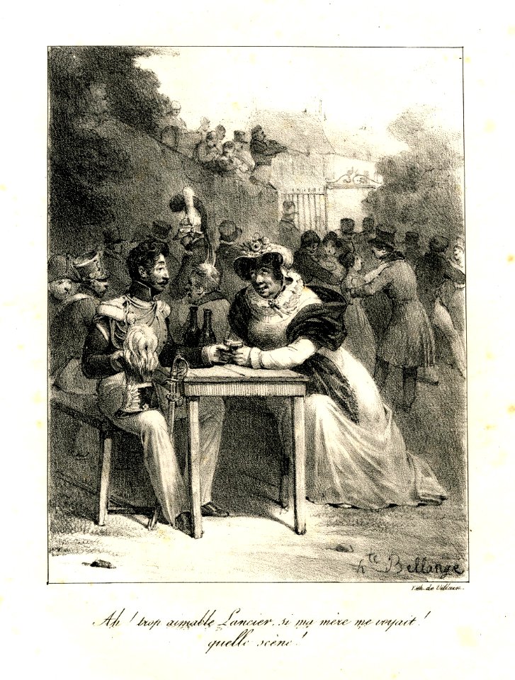 Ah! trop aimable Lancier, si ma mère me voyait! quelle scène! (BM 1880,0508.203)