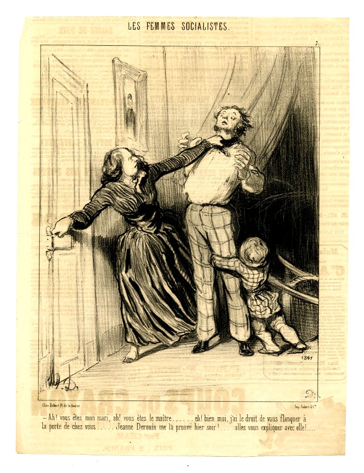 Ah! vous êtes mon mari, ah! vous êtes le maître!... (So you are the husband! so you are the master!...) (BM 1939,0602.20)