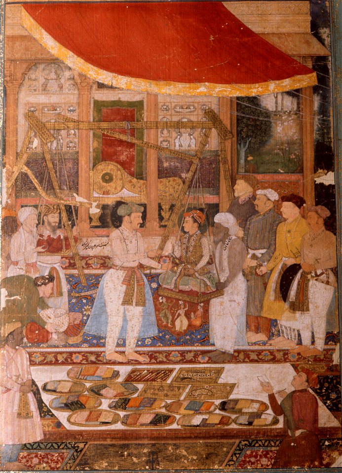 Ahangir weighs Prince Khurram