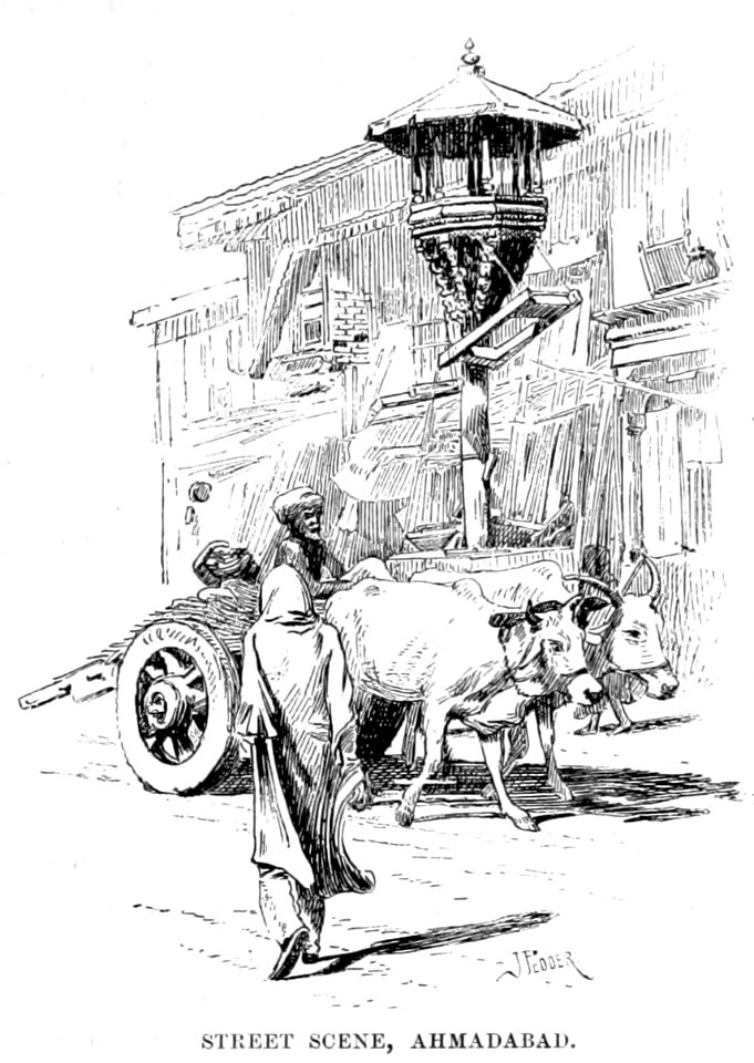 Ahmedabad street scene 1890