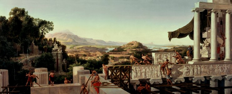 August Wilhelm Julius Ahlborn - Blick in Griechenlands Blüte - Google Art Project
