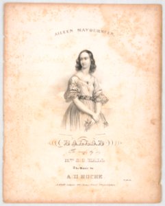 Aileen Mavourneen, ballad. The words by Mrs. S.C. hall, the music by A.D. Roche - on stone by A. Newsam ; P. S. Duval lith. LCCN2016645687