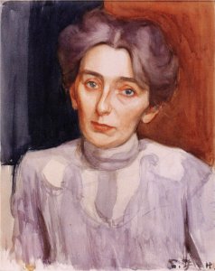 Aino Sibelius by Eero Järnefelt 1908