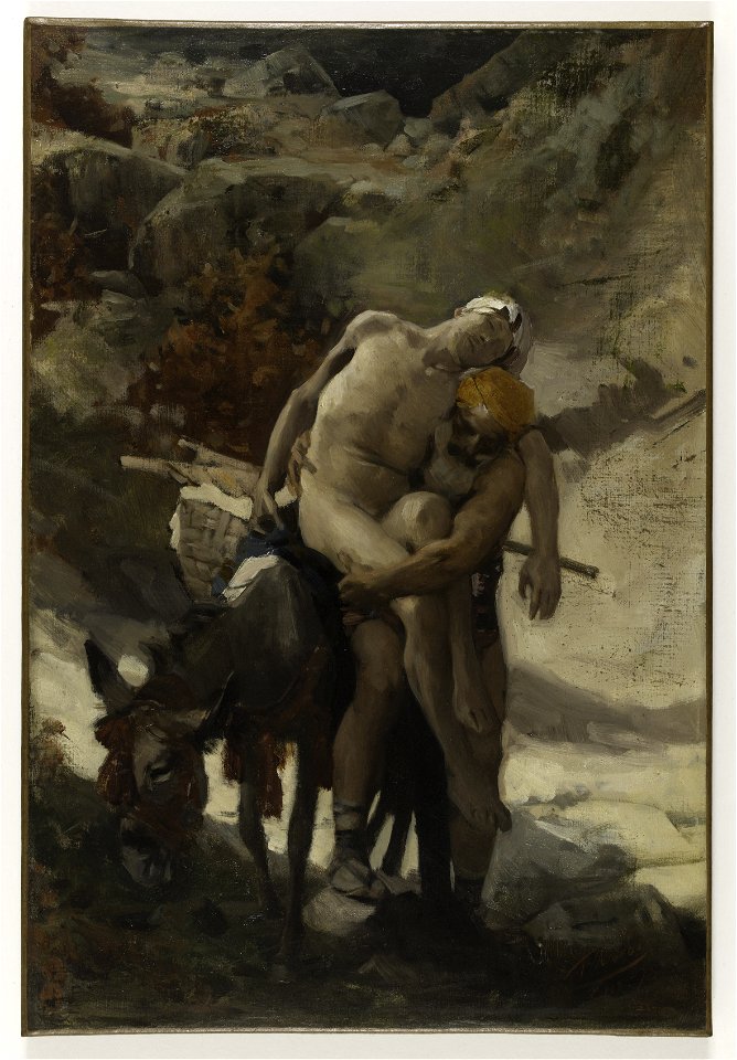 Aimé Morot - Le Bon Samaritain, esquisse - PPP4858 - Musée des Beaux-Arts de la ville de Paris