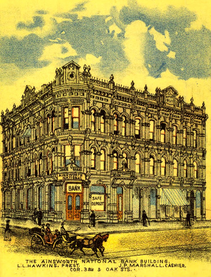 Ainsworth National Bank Building (Clohessy and Strengele, 1890)
