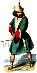 Ainos (Asie). Auguste Wahlen. Moeurs, usages et costumes de tous les peuples du monde. 1843