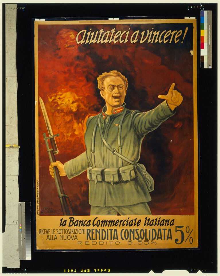 Aiutateci a vincere! la Banca commerciale Italiana - Barchi ; L'Idea. LCCN2006680283