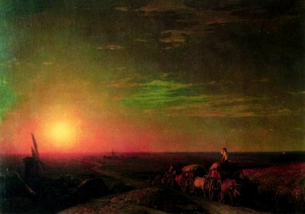 Aivasovsky Ivan Constantinovich - Chumaks Waggons